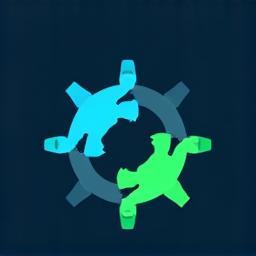 Illustration of multiple hands joining together.